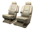 2007 - 2014 Chevy Suburban Yukon XL Rear Bucket Seats, Tan Leather, #1826 | Picture # 21 | OEM Seats