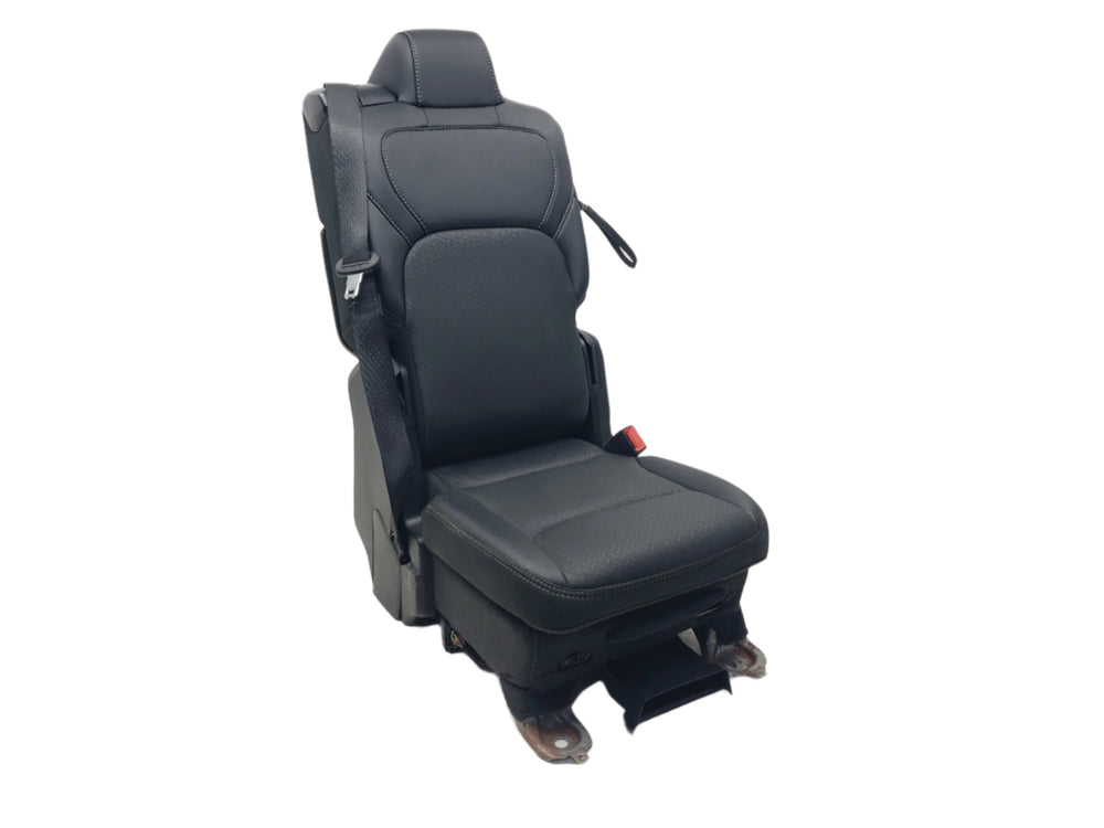 2019 - 2024 Dodge Ram Jump Seat, Black Leather Laramie, 1500 DT #1751 | Picture # 1 | OEM Seats