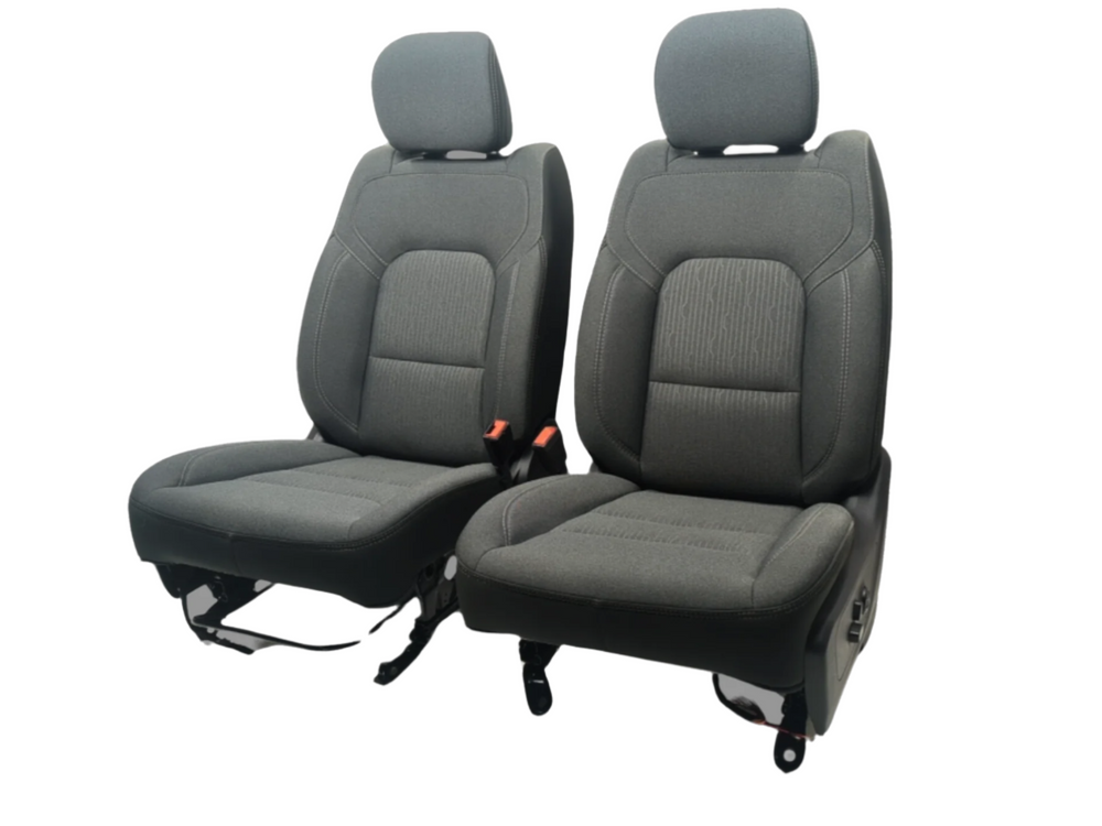 2019 - 2024 Dodge Ram Seats, Powered Heated Black Cloth, 1500 DT #1288d | Picture # 3 | OEM Seats