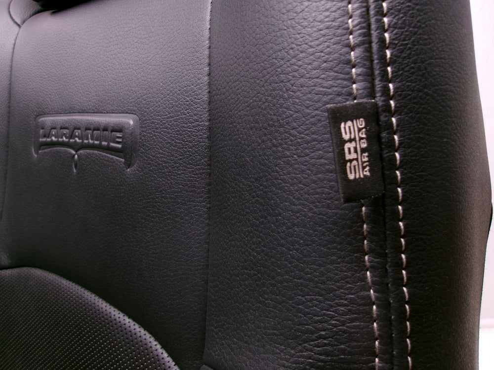2009 - 2018 Dodge Ram Seats Laramie Black Leather Heated Cooled #1423 | Picture # 12 | OEM Seats