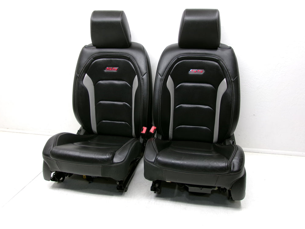 2016 - 2023 Chevy Camaro SS Seats Black Leather Heated Cooled 2SS #1426 | Picture # 3 | OEM Seats