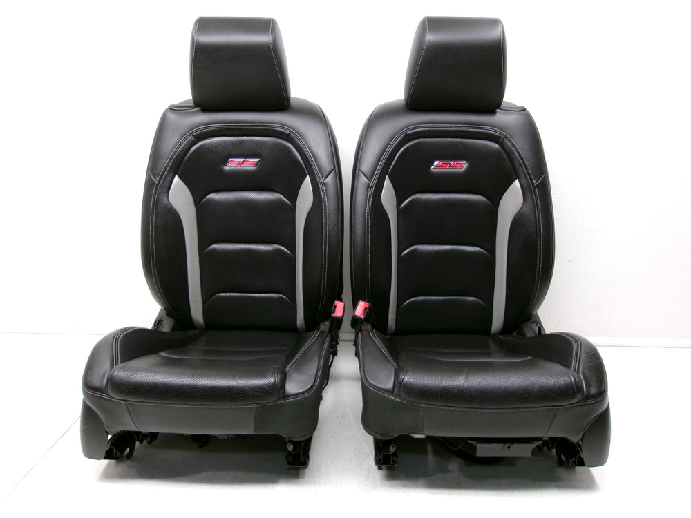 2016 - 2023 Chevy Camaro SS Seats Black Leather Heated Cooled 2SS #1426 | Picture # 4 | OEM Seats