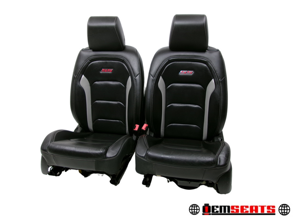 2016 - 2023 Chevy Camaro SS Seats Black Leather Heated Cooled 2SS 