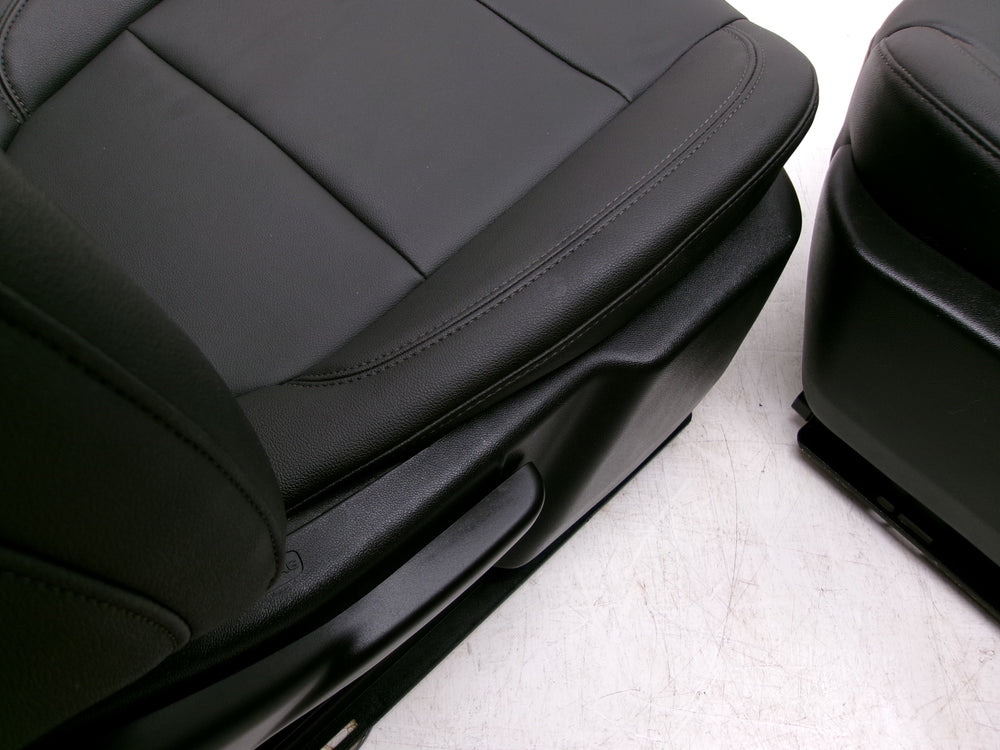 2019 - 2024 GMC Sierra Chevy Silverado Seats Black Vinyl #1429 | Picture # 13 | OEM Seats
