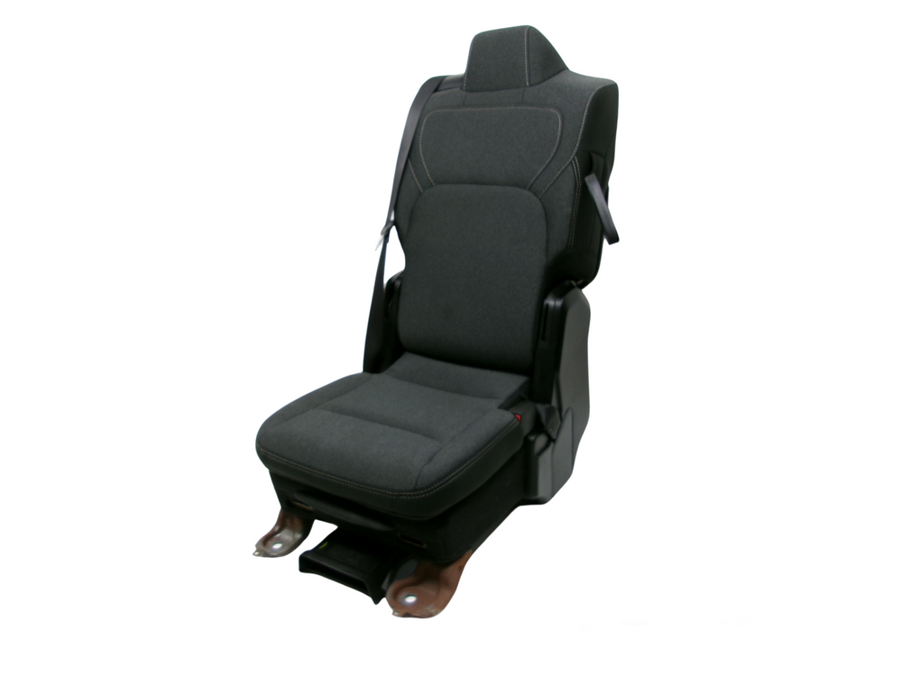 2019 - 2024 Dodge Ram 1500 Center Jump Seat Gray Cloth 3-Point Seatbelt #1254 | Picture # 1 | OEM Seats
