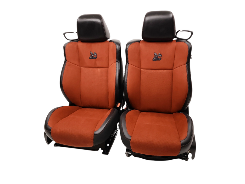 2007 2023 Dodge Challenger Seats, Black Leather Red Suede Scat Pack 653i