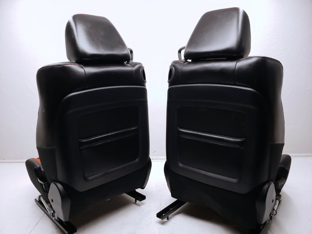 2011 - 2023 Dodge Challenger Scat Pack Seats, Black & Red Suede #653i | Picture # 12 | OEM Seats