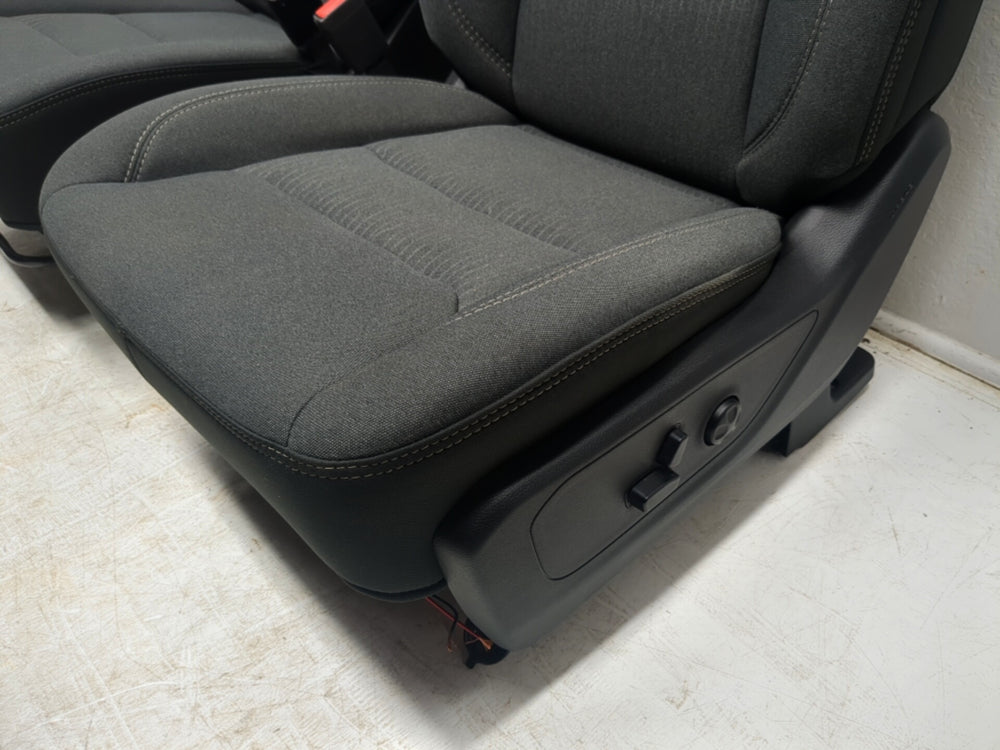 2019 - 2024 Dodge Ram Seats, Powered Premium Black Cloth, 1500 DT #1288 | Picture # 9 | OEM Seats