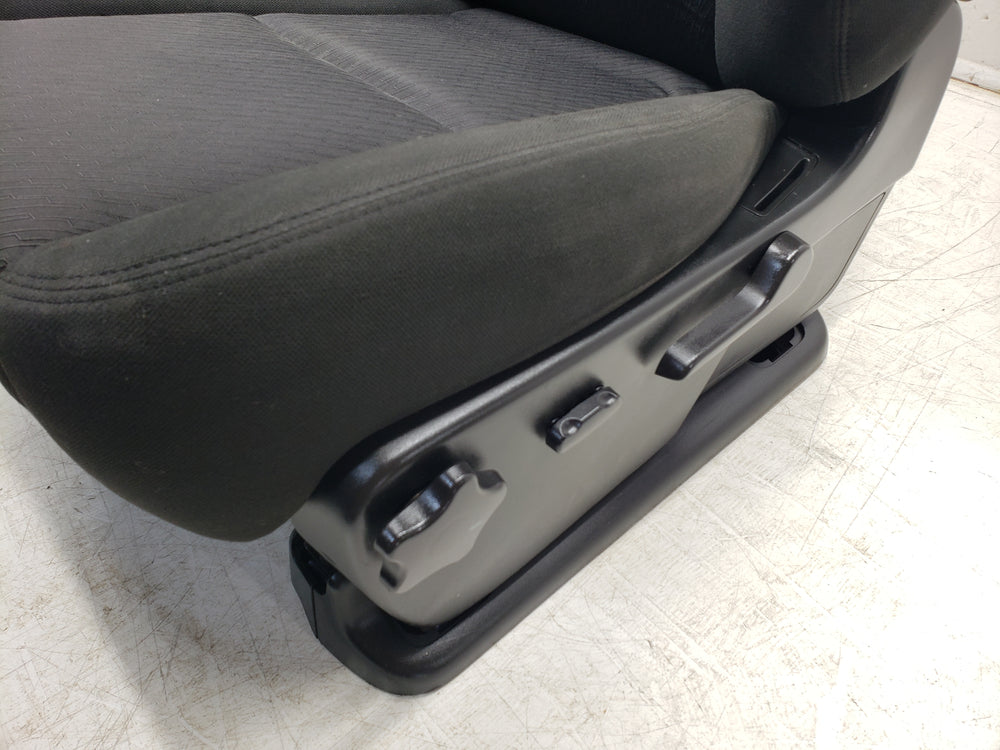 2007 - 2013 GMC Sierra Chevy Silverado Seats, Black Cloth Powered #1297 | Picture # 10 | OEM Seats
