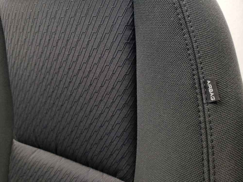 2007 - 2013 GMC Sierra Chevy Silverado Seats, Black Cloth Powered #1297 | Picture # 11 | OEM Seats