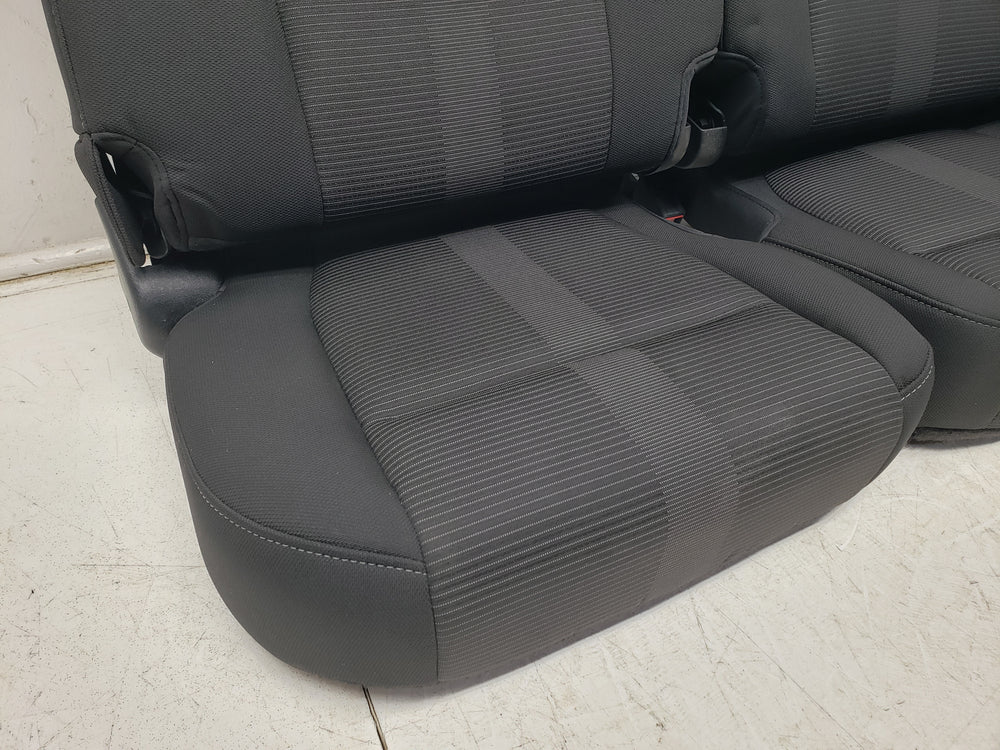 2015 - 2021 Ford F-150 & 2017 - 2023 Super Duty Rear Seat, Black Cloth, Ext Cab #1296 | Picture # 4 | OEM Seats