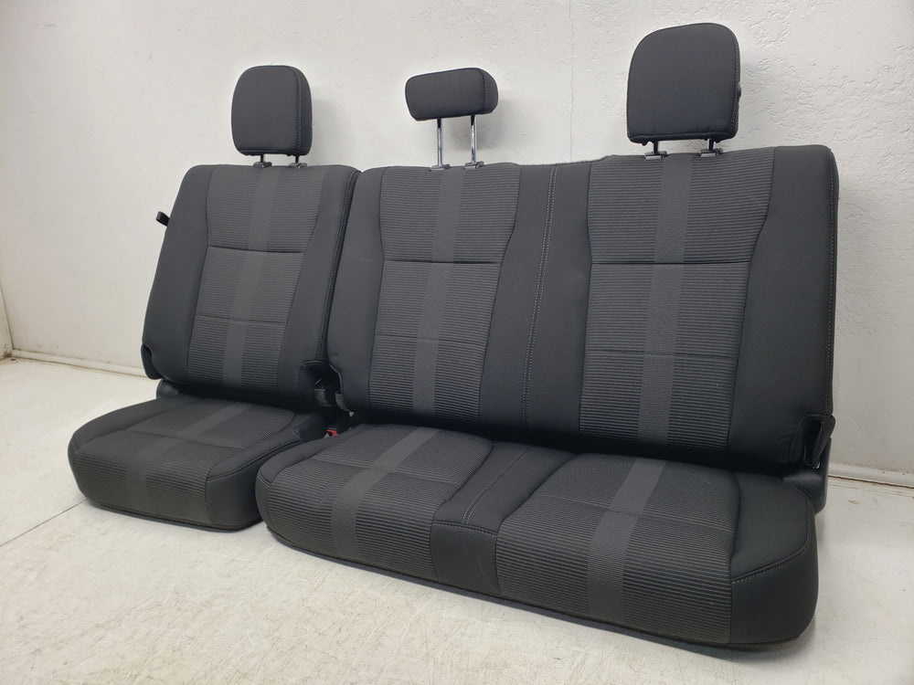 2015 - 2021 Ford F-150 & 2017 - 2023 Super Duty Rear Seat, Black Cloth, Ext Cab #1296 | Picture # 6 | OEM Seats