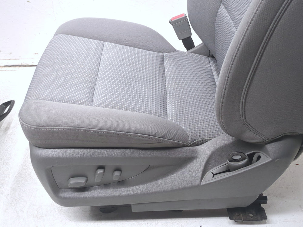 2014 - 2019 GMC Sierra Chevy Silverado Front Seats, Gray Cloth Powered #1335 | Picture # 11 | OEM Seats