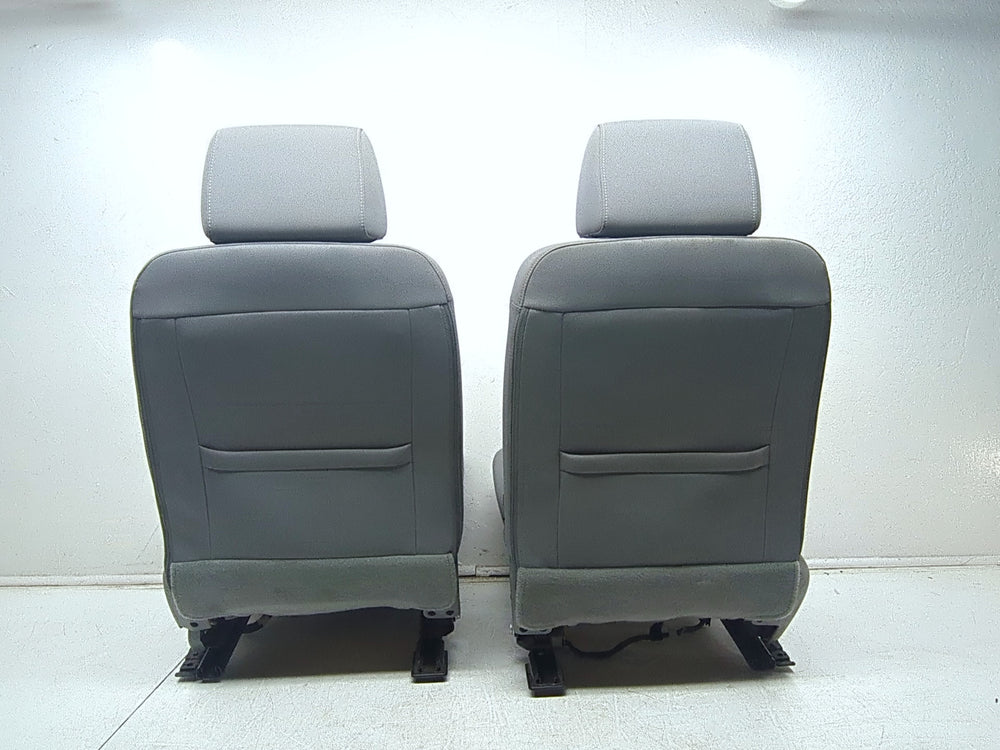 2014 - 2019 GMC Sierra Chevy Silverado Front Seats, Gray Cloth Powered #1335 | Picture # 16 | OEM Seats