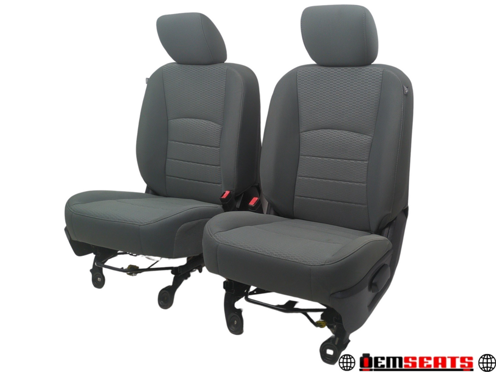 2009 - 2018 Dodge Ram Seats, Regular Cab Gray Cloth Manual, 4th Gen #1305 | Picture # 1 | OEM Seats