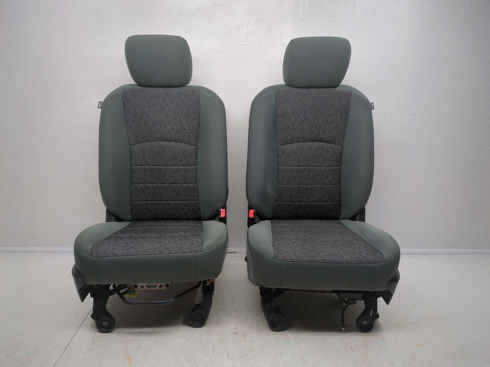 2009 - 2018 Dodge Ram Seats, Gray Cloth, Heated, Power Driver, 4th Gen #1307 | Picture # 3 | OEM Seats
