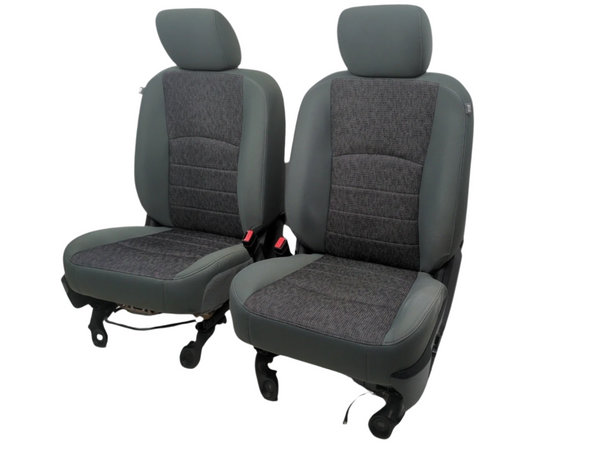 2009 - 2018 Dodge Ram Seats, Gray Cloth, Heated, Power Driver, 4th Gen #1307