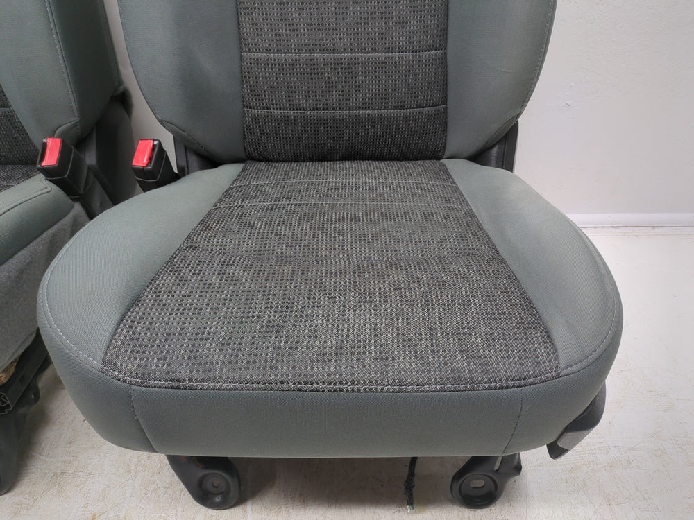2009 - 2018 Dodge Ram Seats, Gray Cloth, Heated, Power Driver, 4th Gen #1307 | Picture # 7 | OEM Seats