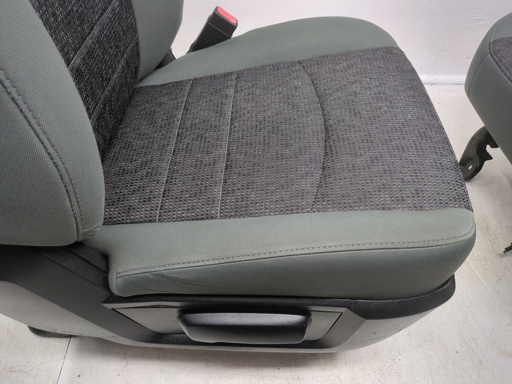 2009 - 2018 Dodge Ram Seats, Gray Cloth, Heated, Power Driver, 4th Gen #1307 | Picture # 8 | OEM Seats