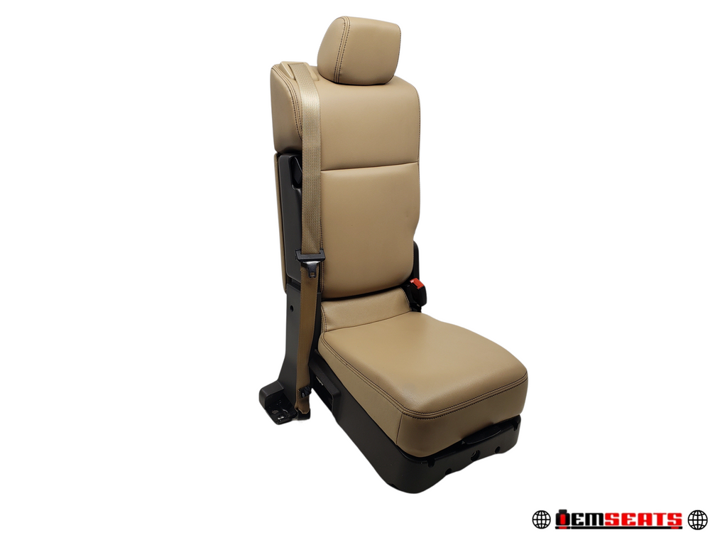 2011 - 2016 Ford F250 Jump Seat Console, Adobe Leather, Super Duty Lariat #1309 | Picture # 1 | OEM Seats
