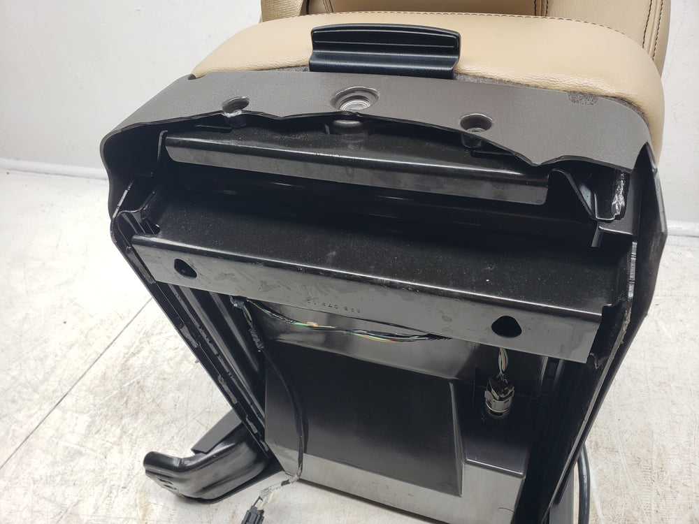 2011 - 2016 Ford F250 Jump Seat Console, Adobe Leather, Super Duty Lariat #1309 | Picture # 16 | OEM Seats