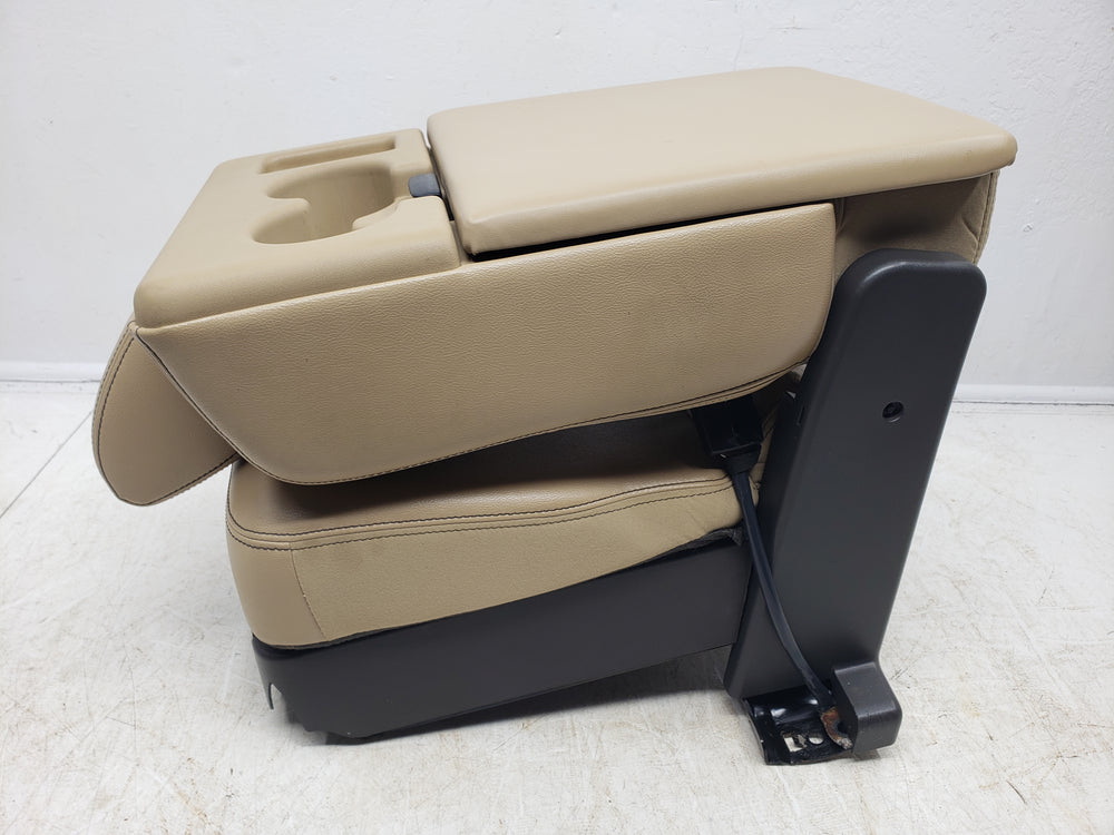 2011 - 2016 Ford F250 Jump Seat Console, Adobe Leather, Super Duty Lariat #1309 | Picture # 18 | OEM Seats