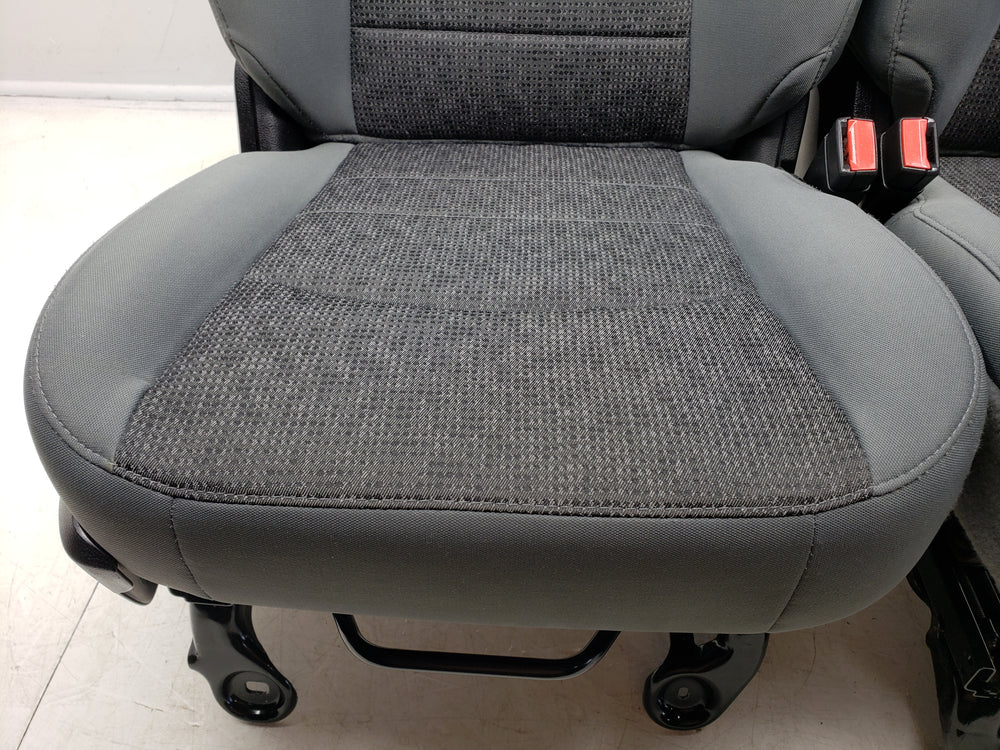 2009 - 2018 Dodge Ram Seats, Gray Cloth, Power Driver, 4th Gen #1308 | Picture # 3 | OEM Seats