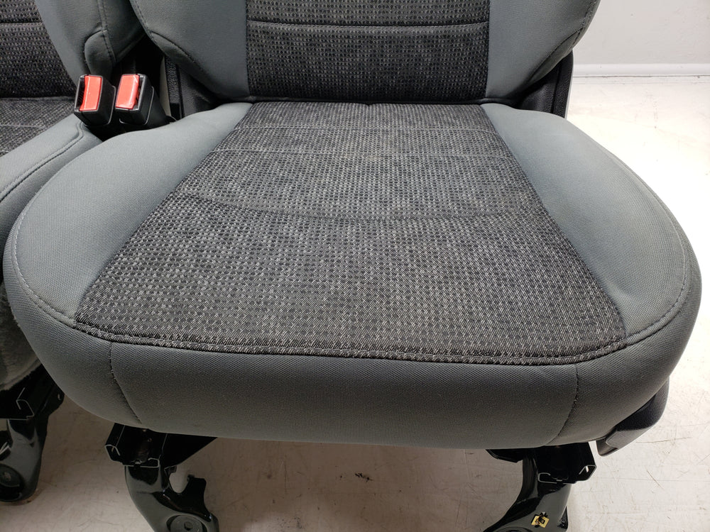 2009 - 2018 Dodge Ram Seats, Gray Cloth, Power Driver, 4th Gen #1308 | Picture # 4 | OEM Seats