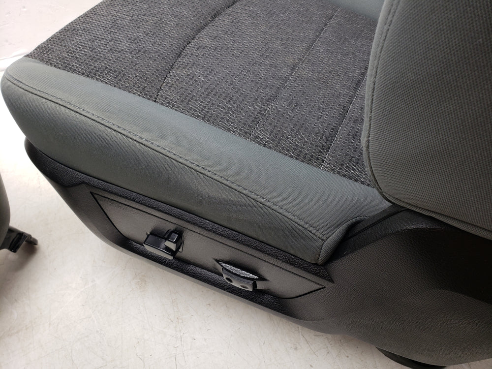 2009 - 2018 Dodge Ram Seats, Gray Cloth, Power Driver, 4th Gen #1308 | Picture # 12 | OEM Seats