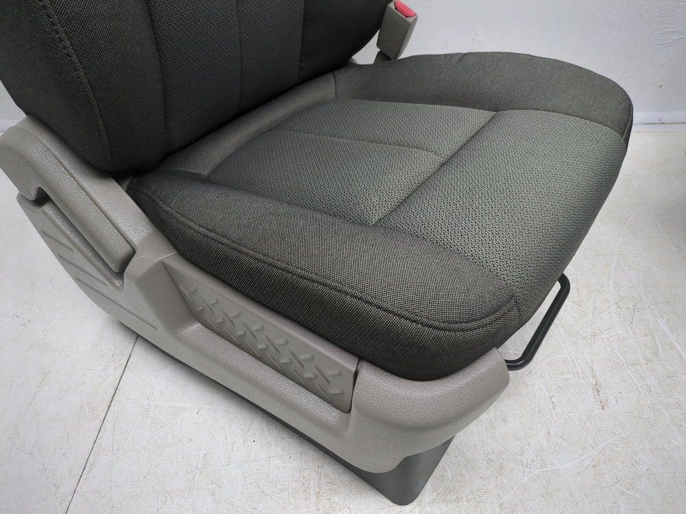 2009 - 2014 Ford F150 Seats, OEM Black Stone Cloth, XL Manual #1313 | Picture # 9 | OEM Seats