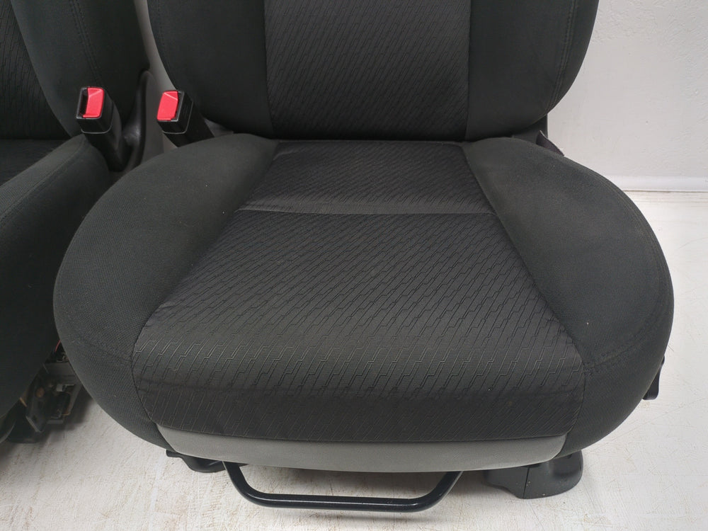2007 - 2013 Sierra Silverado Seats, Black Cloth, Front, Manual #1321 | Picture # 8 | OEM Seats