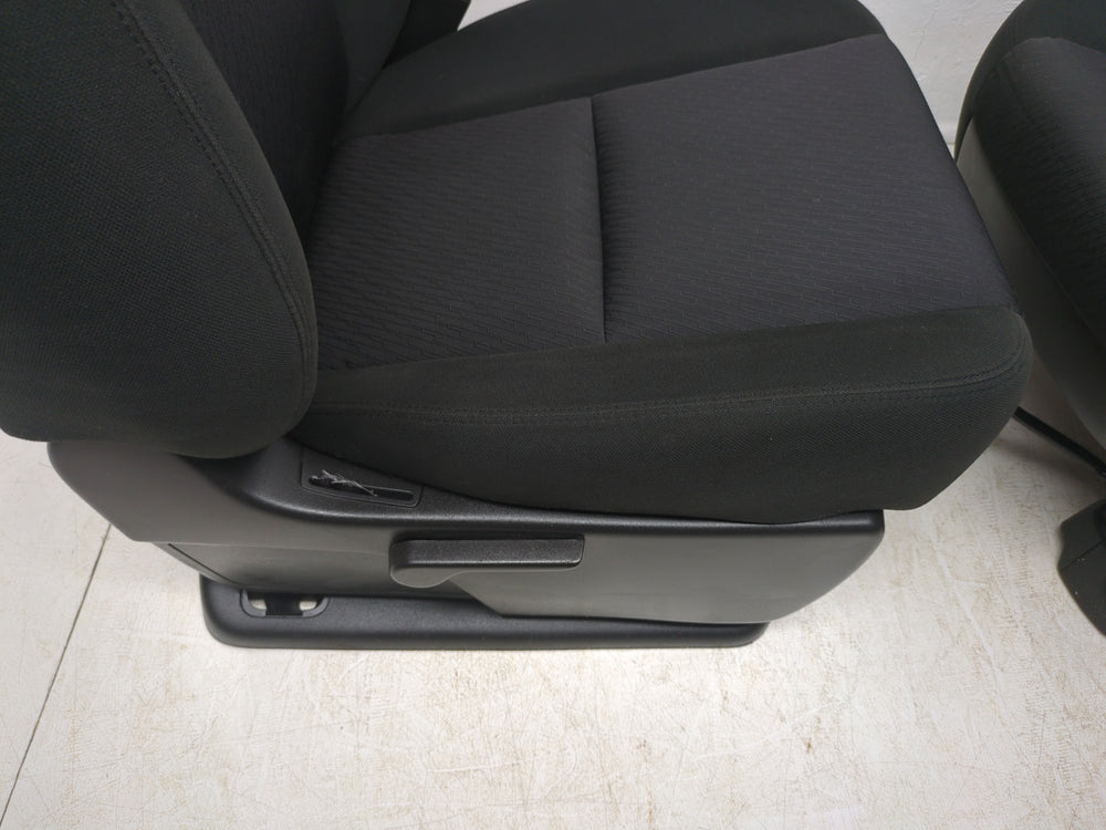 2007 - 2013 Sierra Silverado Seats, Black Cloth, Front, Manual #1321 | Picture # 9 | OEM Seats