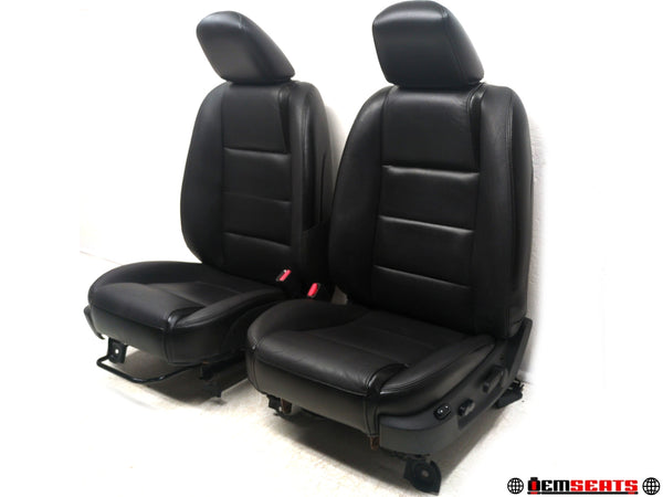 2005 - 2009 Ford Mustang Seats, Black Leather, Powered Driver S197 #1325