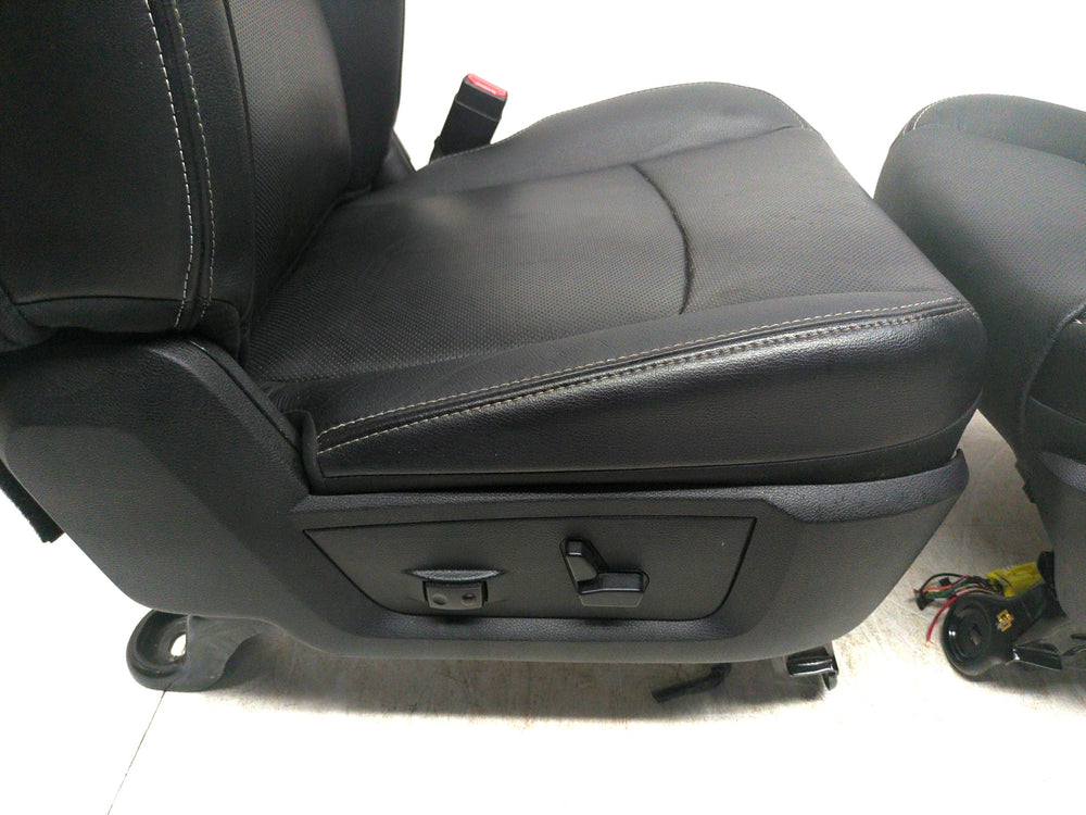 2009 - 2018 Dodge Ram Seats, Black Leather, Powered Heated Cooled, 4th Gen #1327 | Picture # 10 | OEM Seats