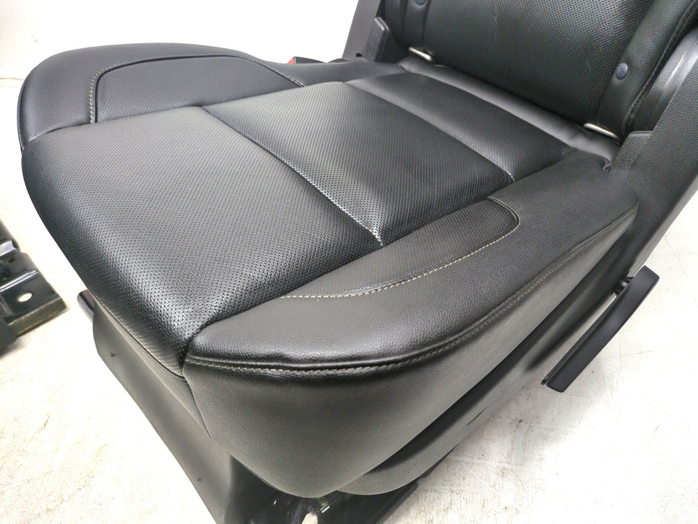 2015 - 2020 Chevy GMC Yukon Suburban 2nd Row Bucket Seats, Black Leather #1329 | Picture # 12 | OEM Seats