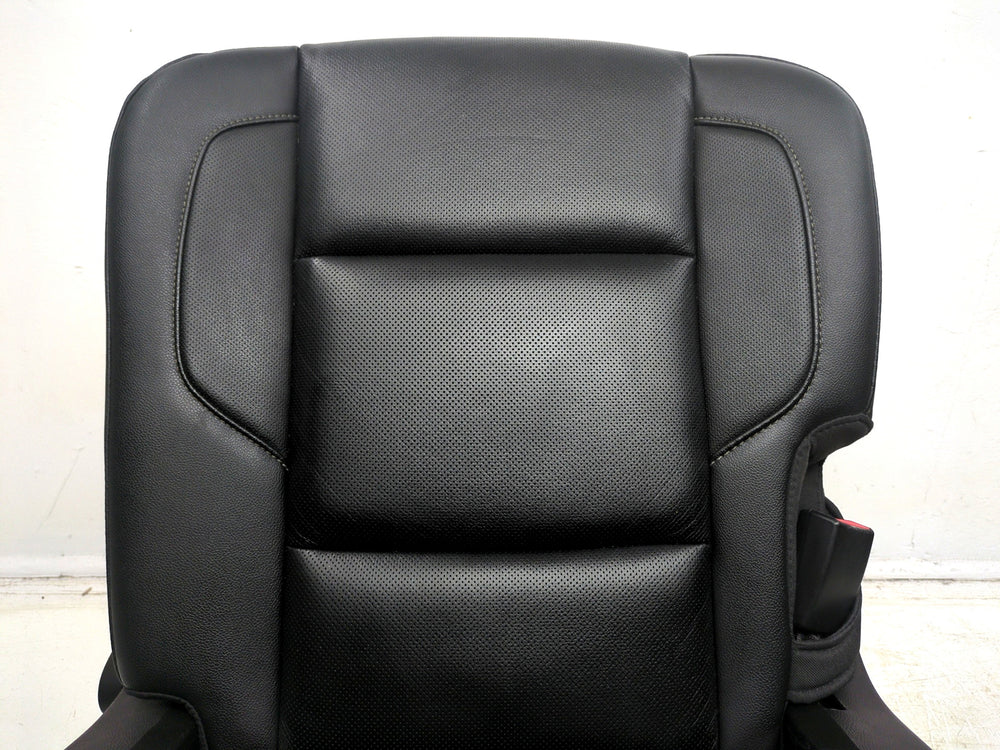 2015 - 2020 Chevy GMC Yukon Suburban 2nd Row Bucket Seats, Black Leather #1329 | Picture # 13 | OEM Seats