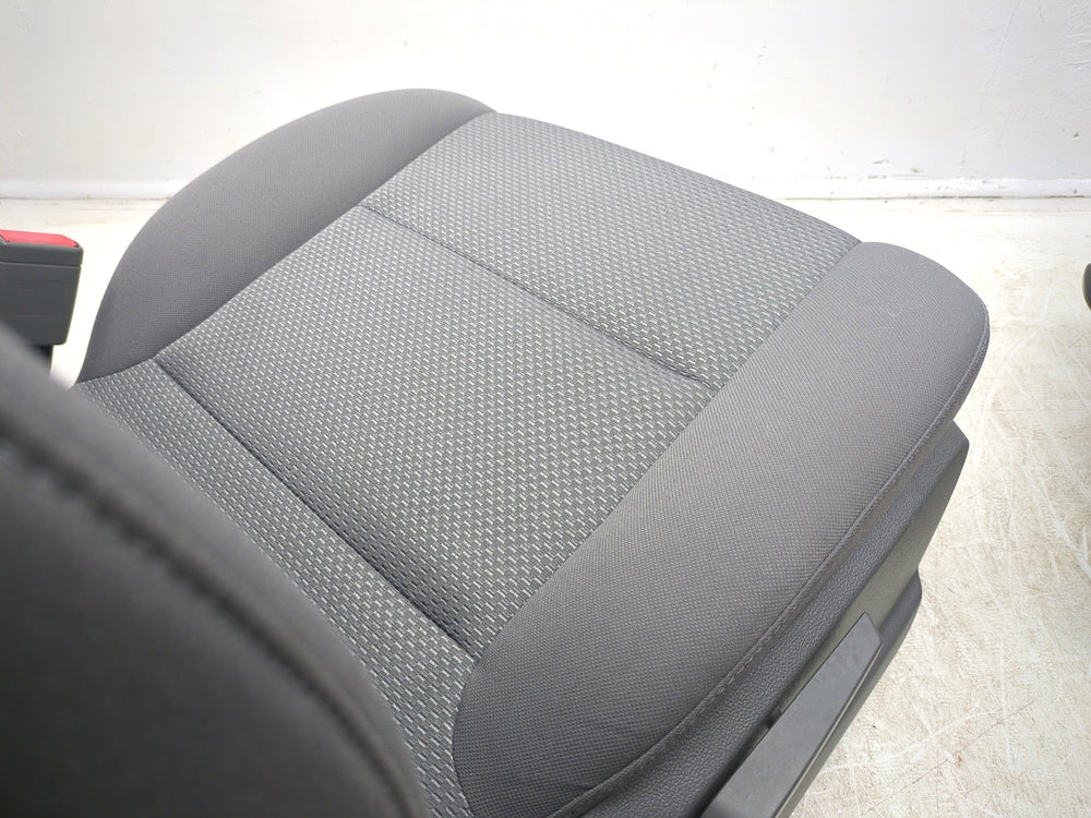 2014 - 2019 GMC Sierra Chevy Silverado Front Seats, Gray Cloth Manual #1331 | Picture # 15 | OEM Seats
