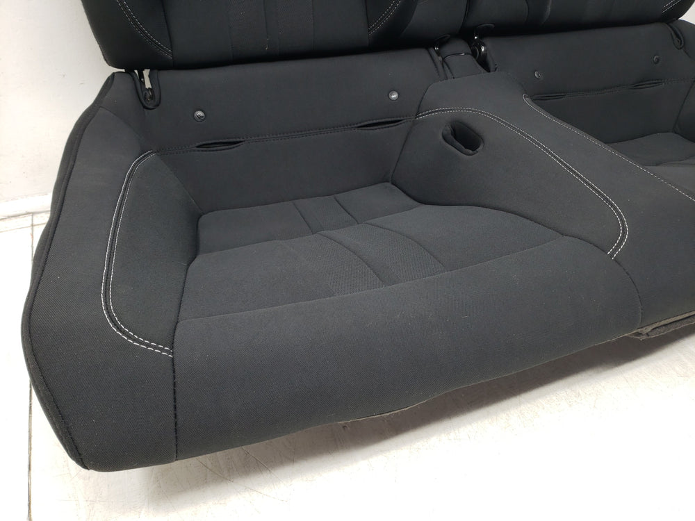 2015 - 2024 Ford Mustang Rear Seats, Black Cloth Coupe #1454 | Picture # 3 | OEM Seats