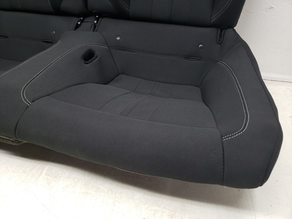 2015 - 2024 Ford Mustang Rear Seats, Black Cloth Coupe #1454 | Picture # 4 | OEM Seats