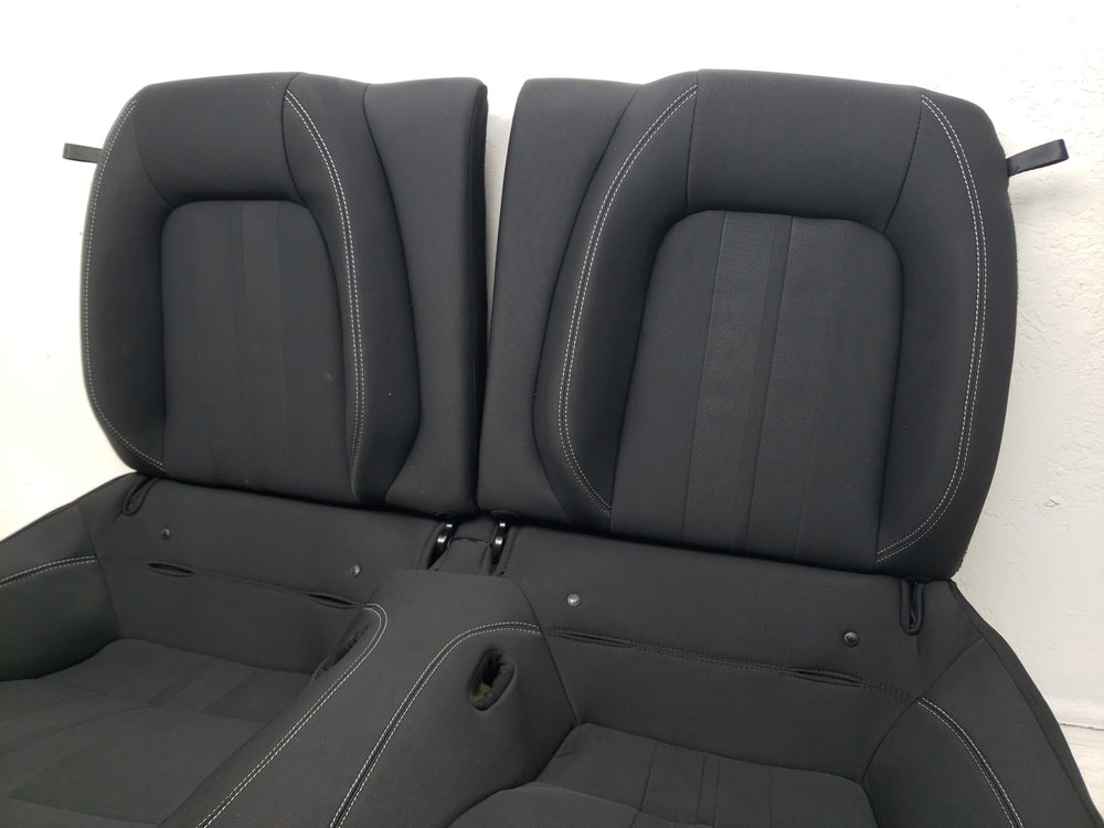2015 - 2024 Ford Mustang Rear Seats, Black Cloth Coupe #1454 | Picture # 5 | OEM Seats