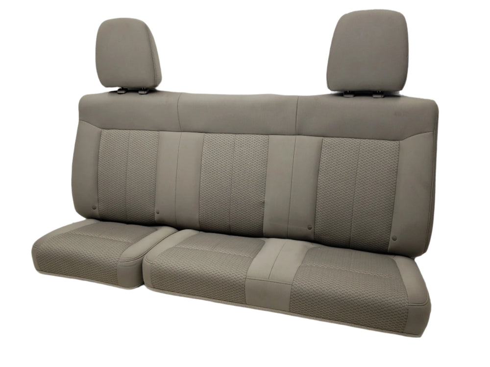 2009 - 2014 Ford F150 Rear Seat, Extended Cab Supercab, Stone Cloth #1455 | Picture # 1 | OEM Seats