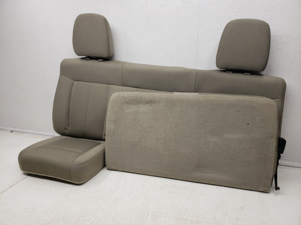 2009 - 2014 Ford F150 Rear Seat, Extended Cab Supercab, Stone Cloth #1455 | Picture # 7 | OEM Seats