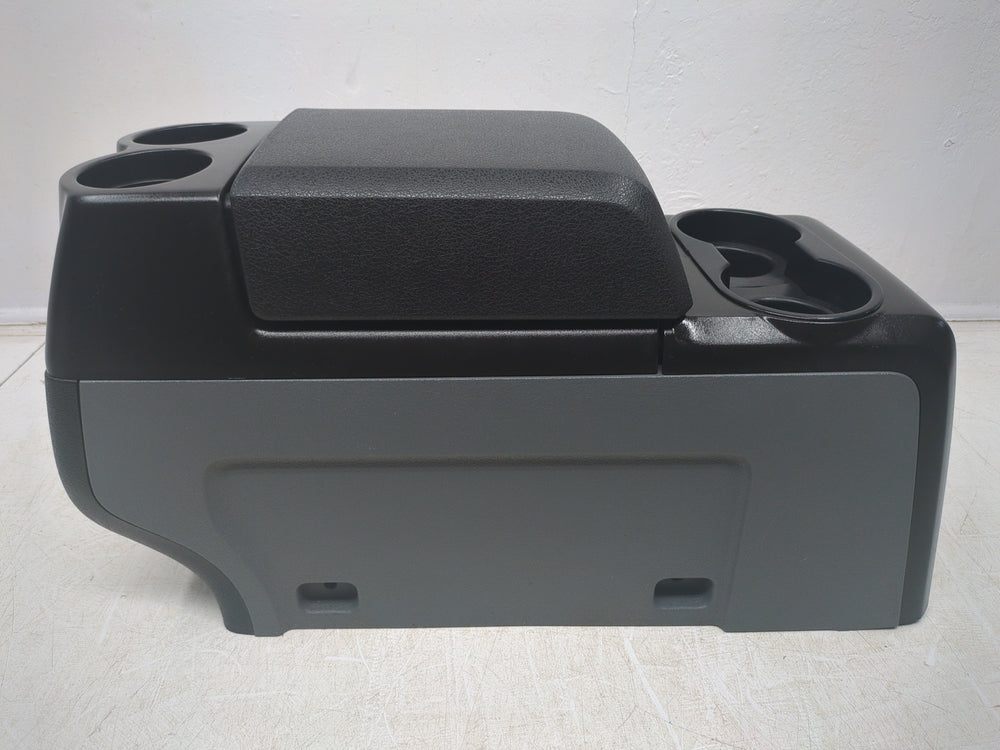 2009 - 2014 Ford F150 Center Console w/ Arm Rest, Black & Gray #1456 | Picture # 4 | OEM Seats