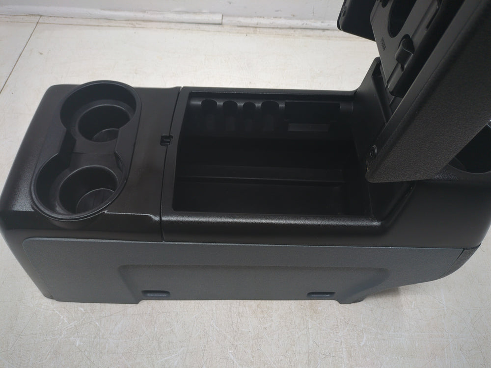 2009 - 2014 Ford F150 Center Console w/ Arm Rest, Black & Gray #1456 | Picture # 12 | OEM Seats