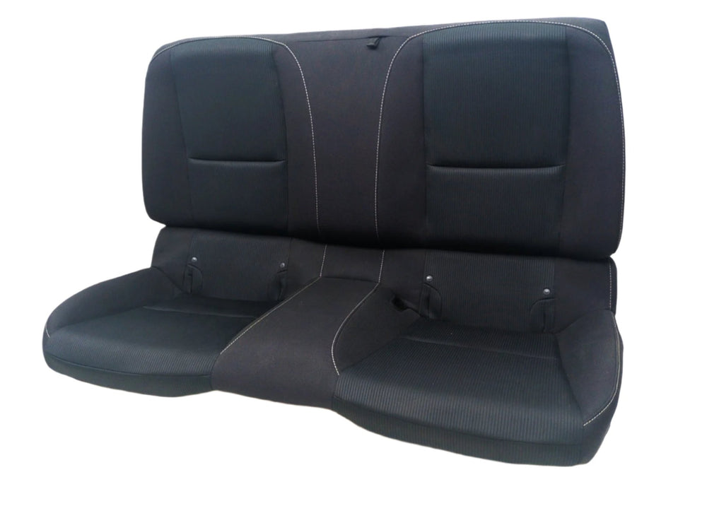 2010 - 2015 Chevy Camaro Rear Seat, Coupe, Black Cloth #1458 | Picture # 1 | OEM Seats