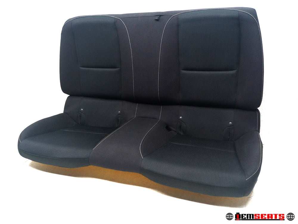 2010 - 2015 Chevy Camaro Rear Seat, Coupe, Black Cloth #1458 | Picture # 1 | OEM Seats