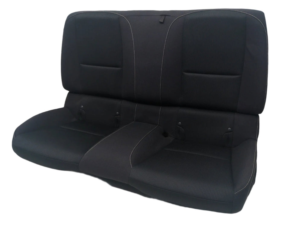 2010 - 2015 Chevy Camaro Rear Seat, Coupe, Black Cloth #1460 | Picture # 1 | OEM Seats