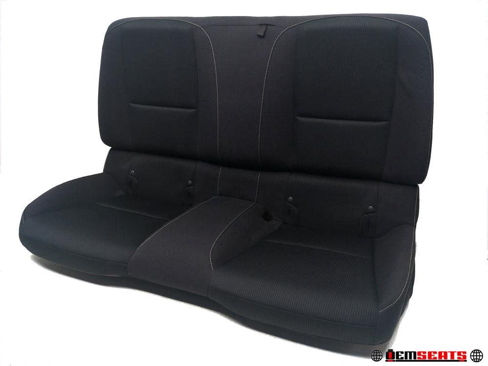 2010 - 2015 Chevy Camaro Rear Seat, Coupe, Black Cloth #1460 | Picture # 1 | OEM Seats