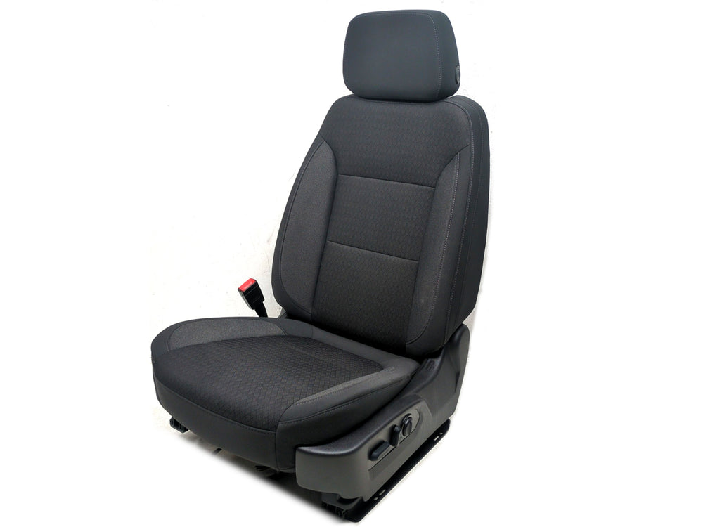 2019 - 2024 GMC Sierra Chevy Silverado Driver Seat, Black Cloth, Powered #1498 | Picture # 3 | OEM Seats