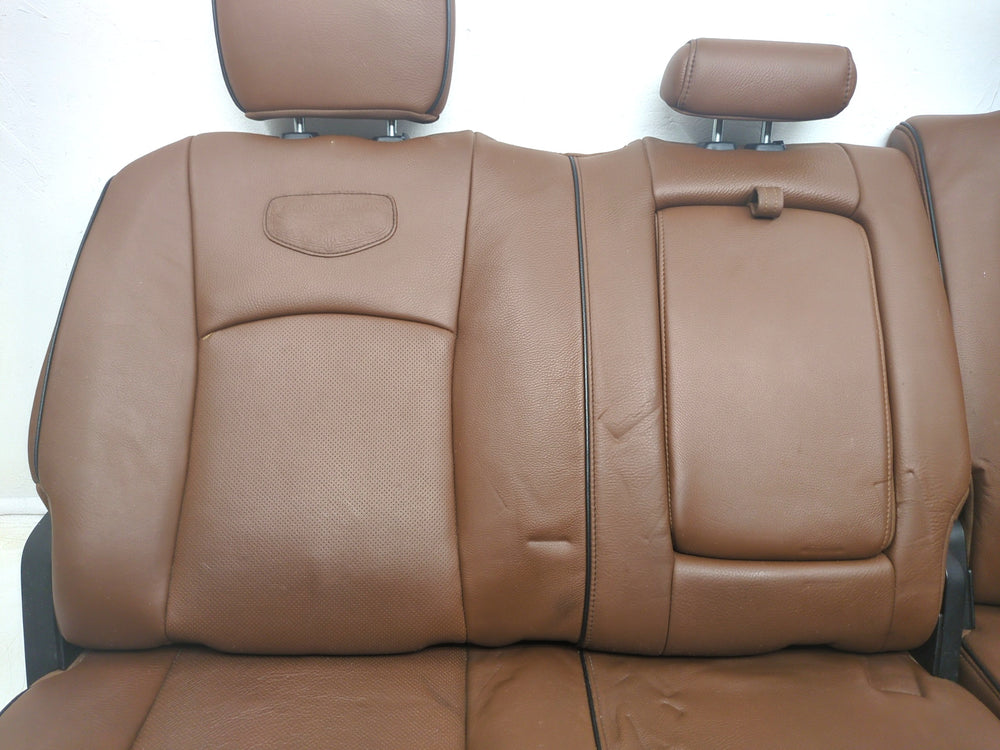 2009 - 2018 Dodge Ram Rear Seat, Brown Leather Laramie Longhorn, Crew Cab #1492 | Picture # 9 | OEM Seats